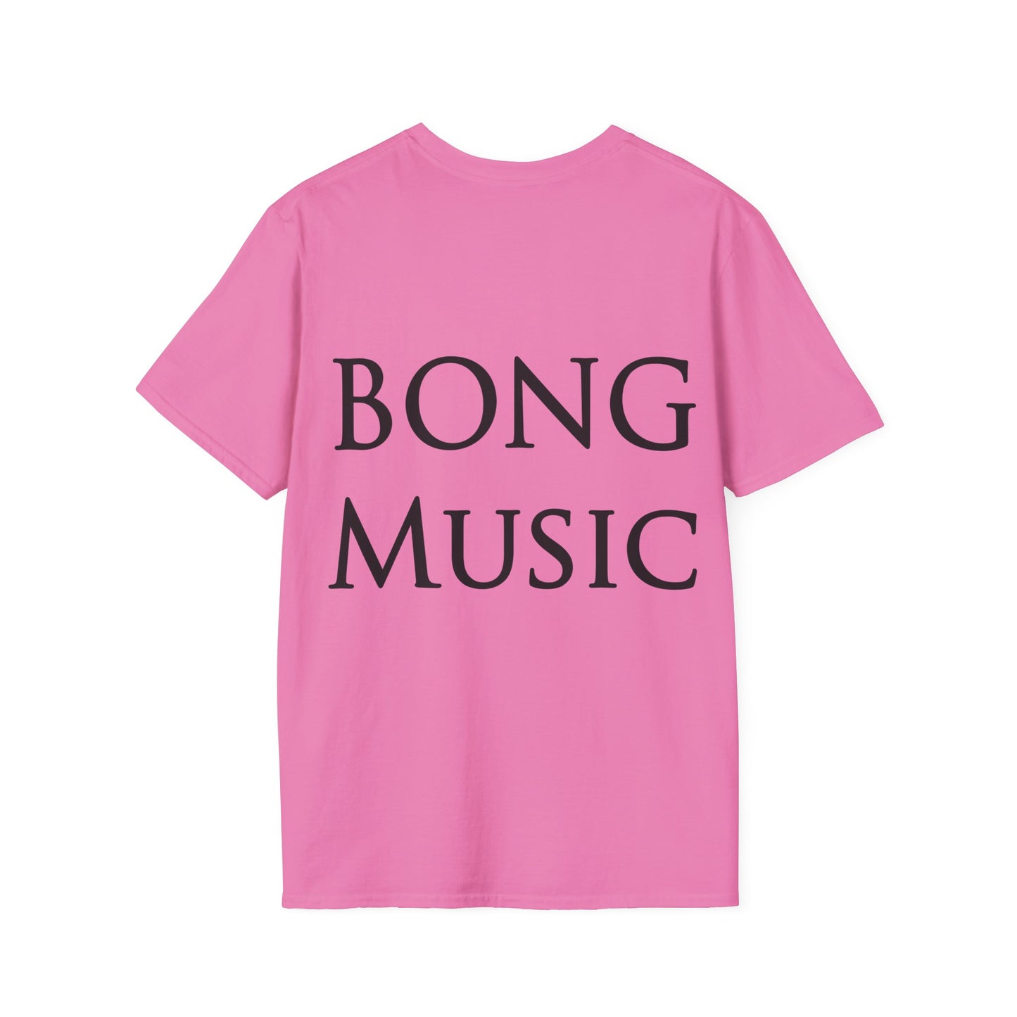 BONG MUSIC - T Shirt (Black Text)